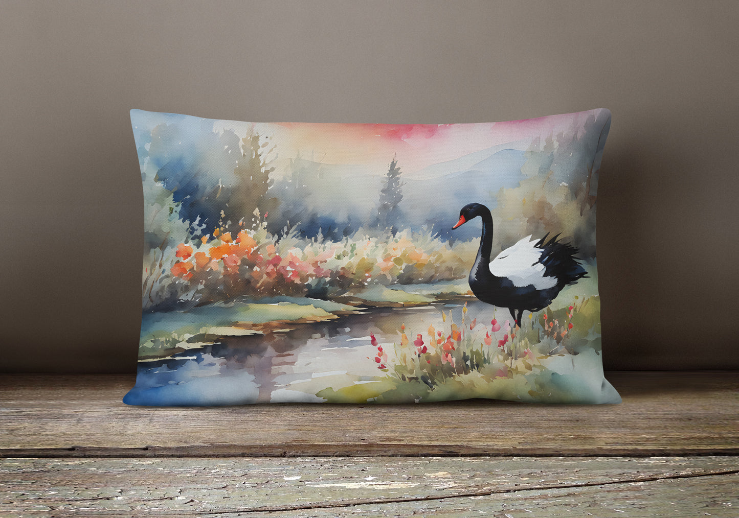 Black Swan Throw Pillow