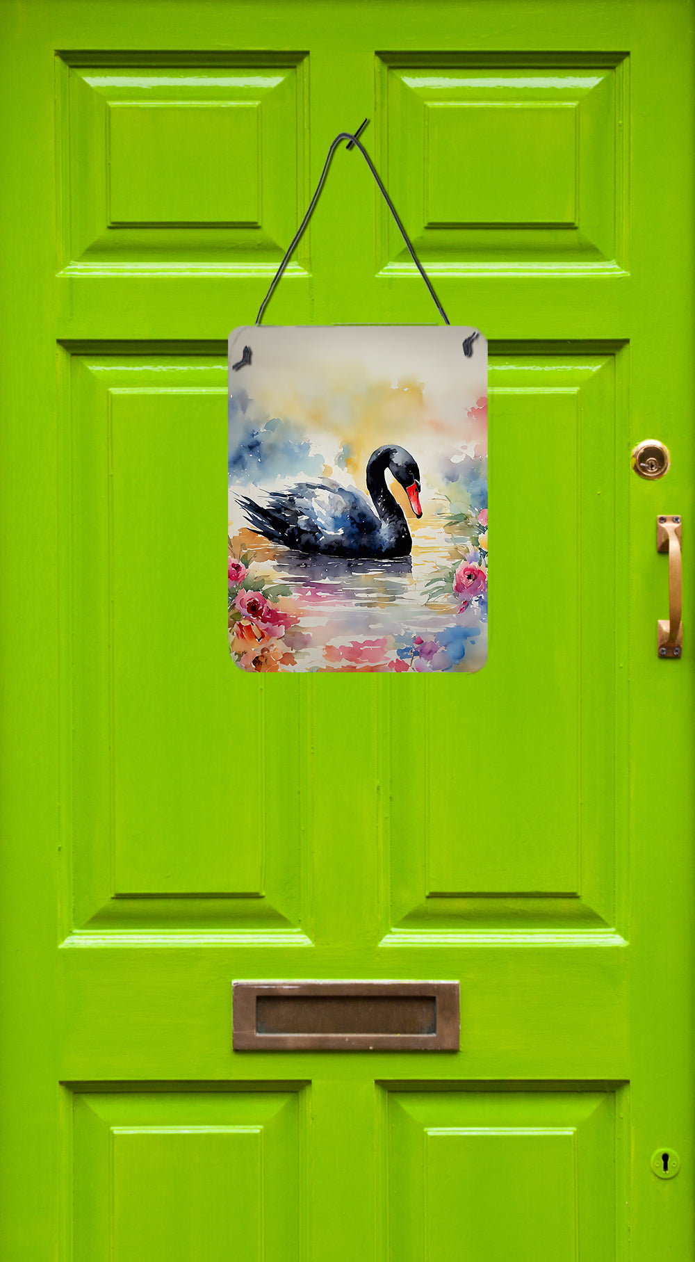 Black Swan Wall or Door Hanging Prints