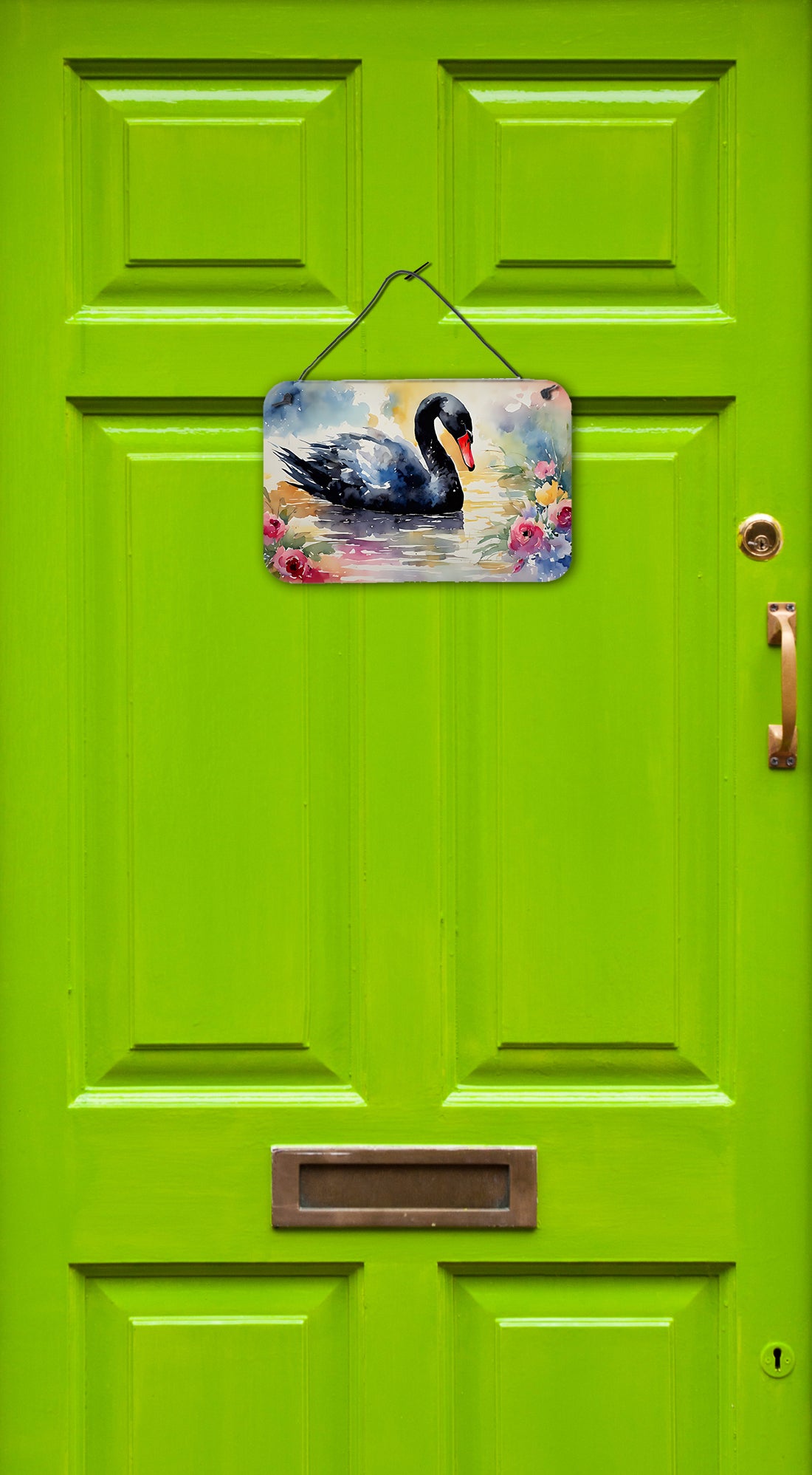 Black Swan Wall or Door Hanging Prints