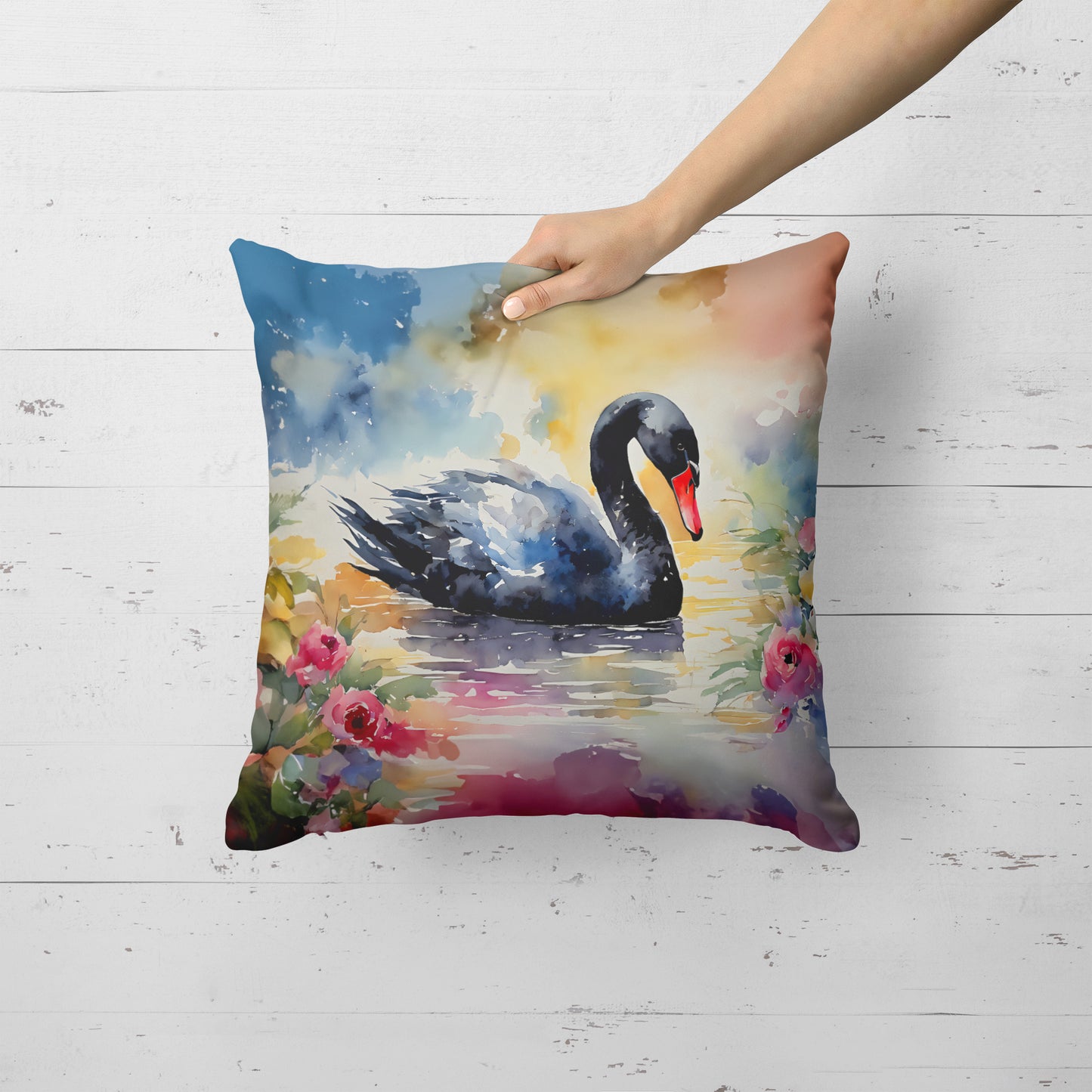 Black Swan Throw Pillow