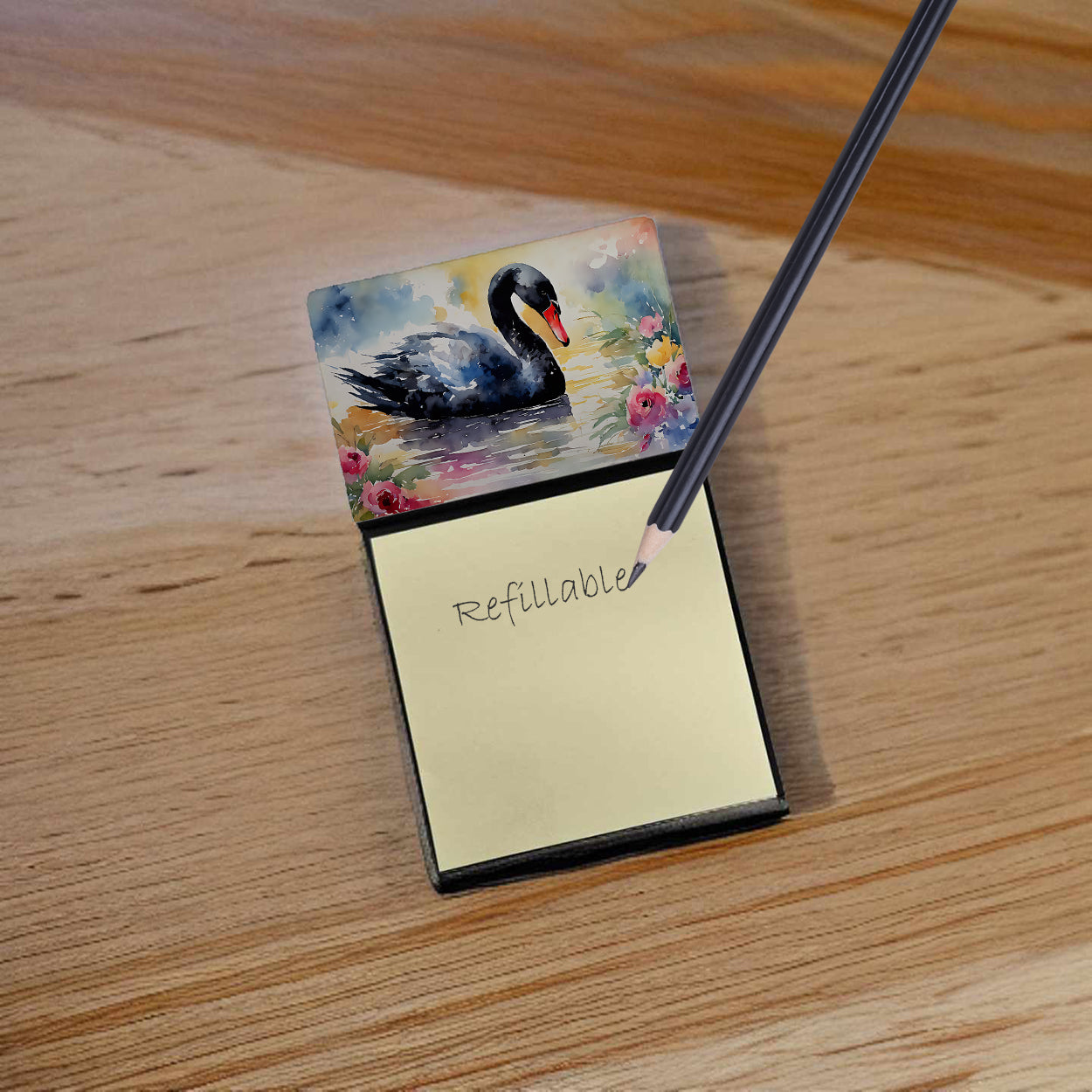 Black Swan Sticky Note Holder