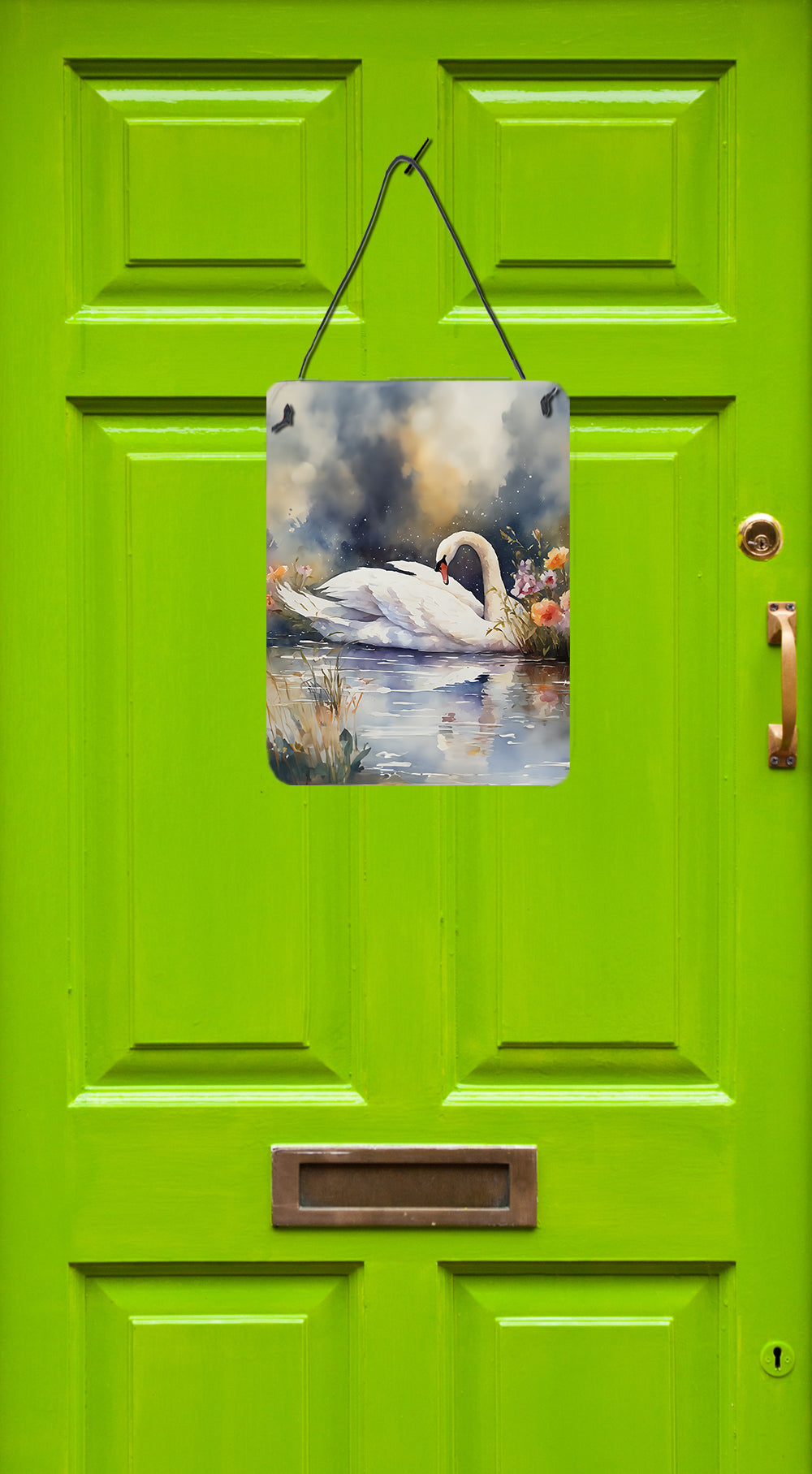 Swan Wall or Door Hanging Prints