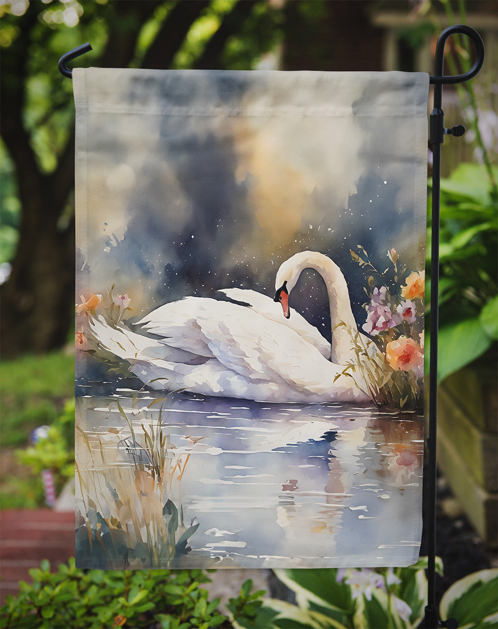 Swan Garden Flag