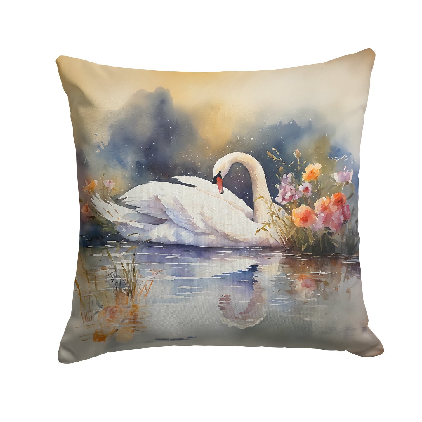 Buy this Swan Throw Pillow