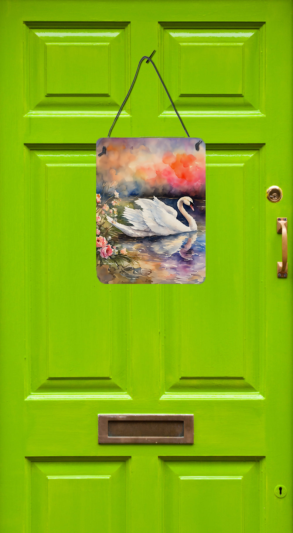 Swan Wall or Door Hanging Prints