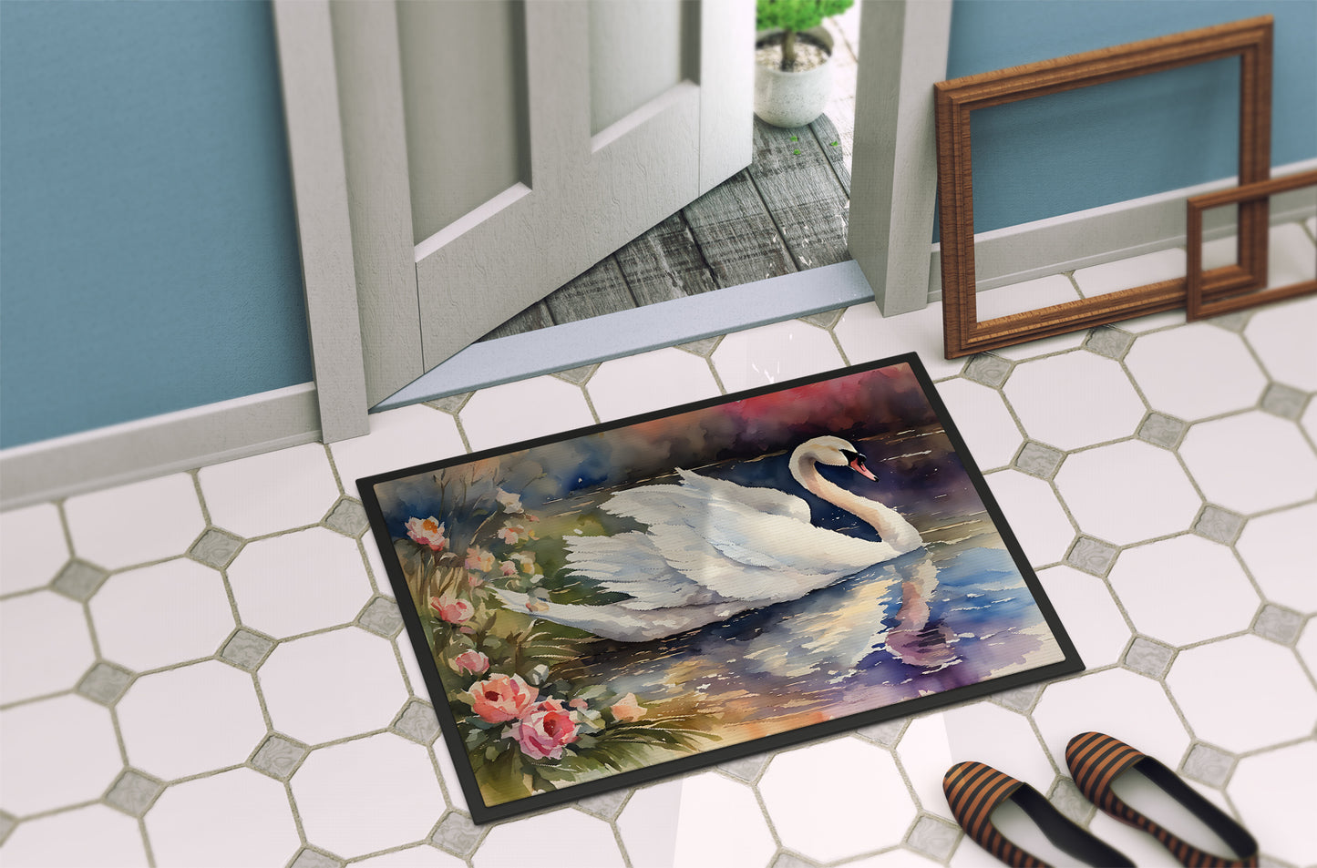 Swan Doormat