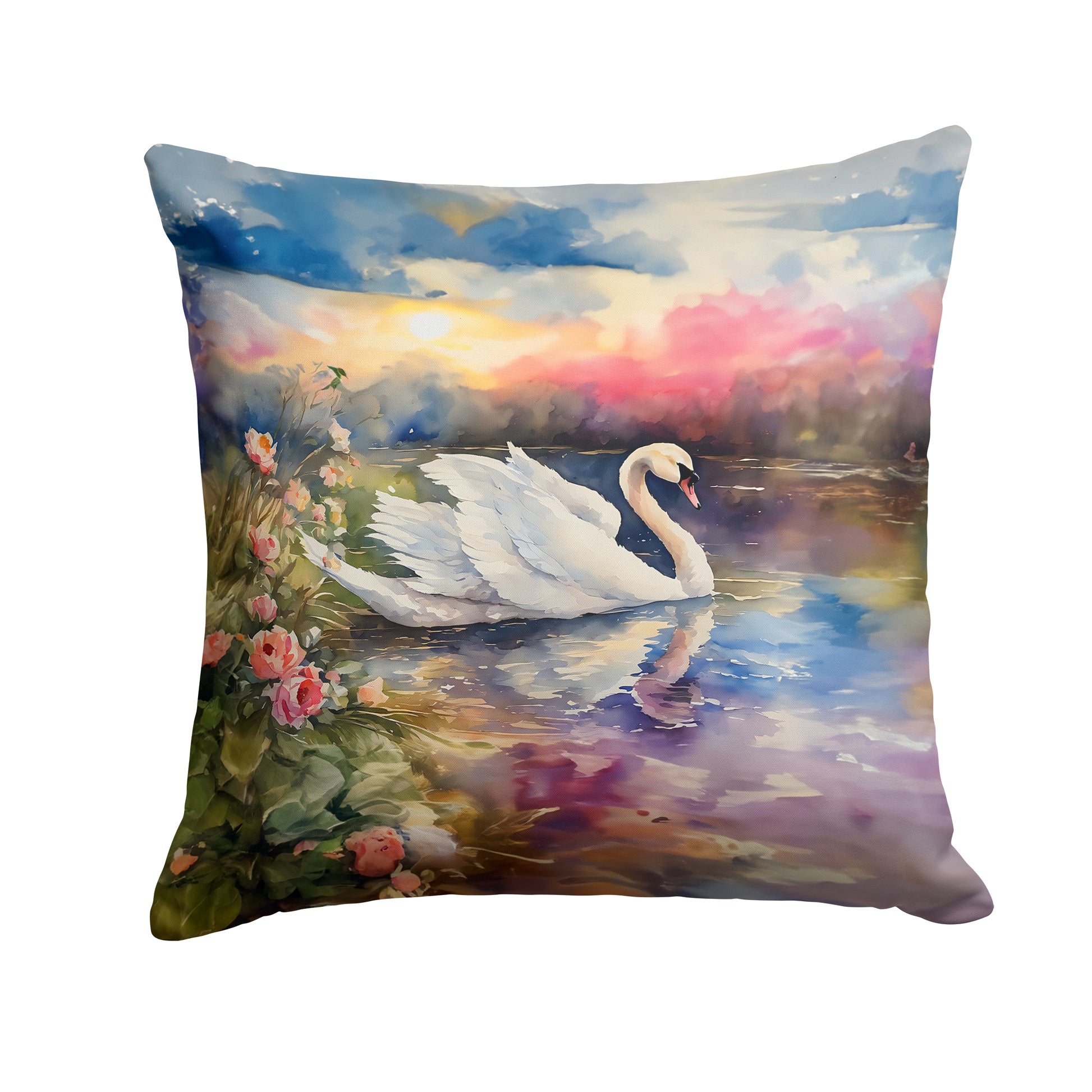 Buy this Swan Throw Pillow