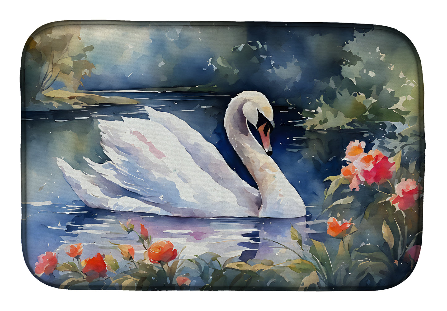 Buy this Swan Dish Drying Mat