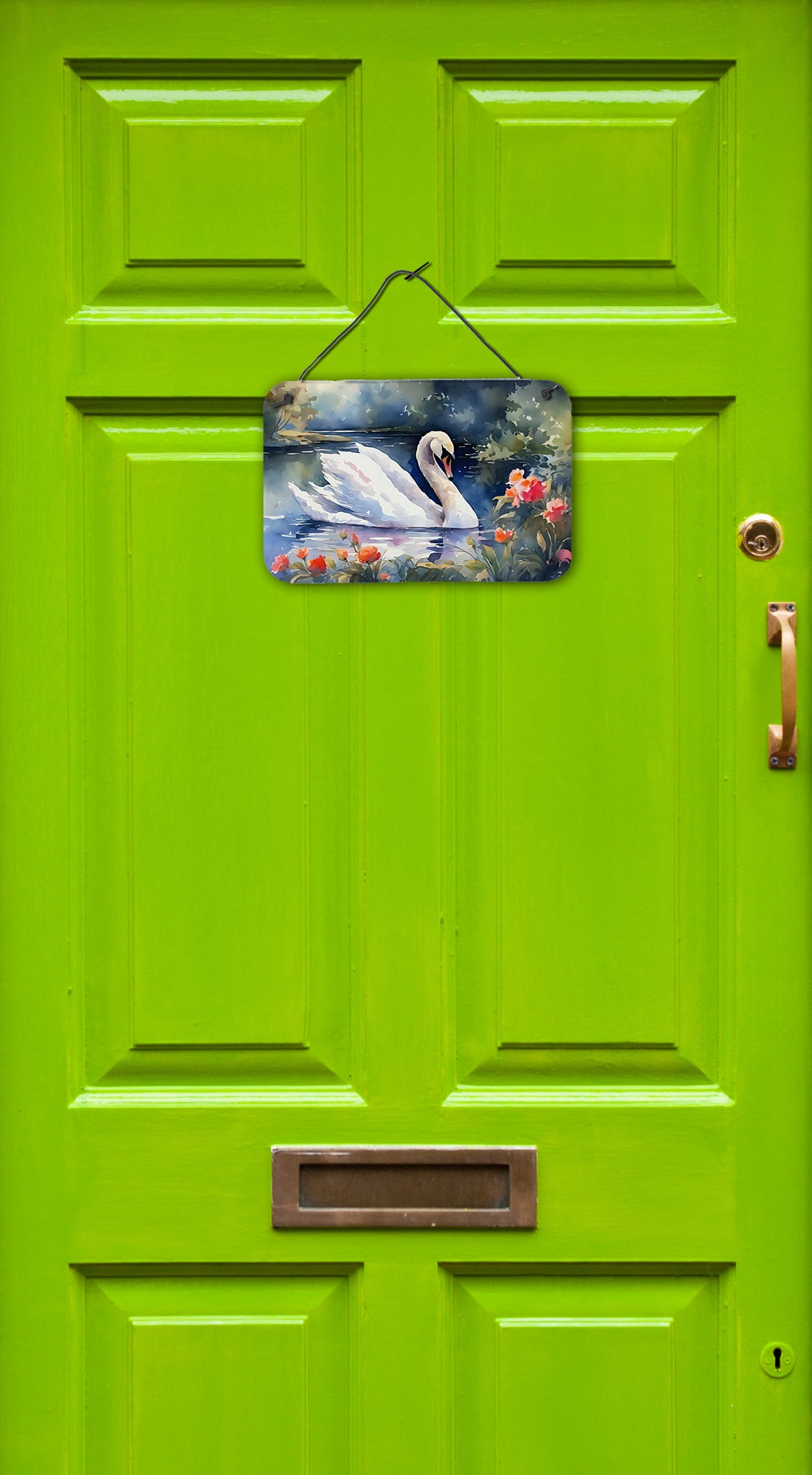 Swan Wall or Door Hanging Prints