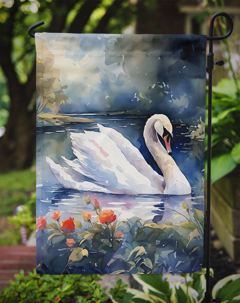 Swan Garden Flag