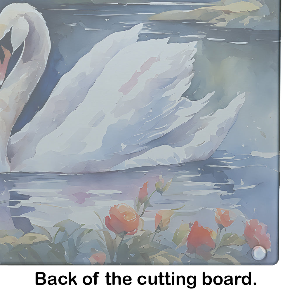 Swan Glass Cutting Board