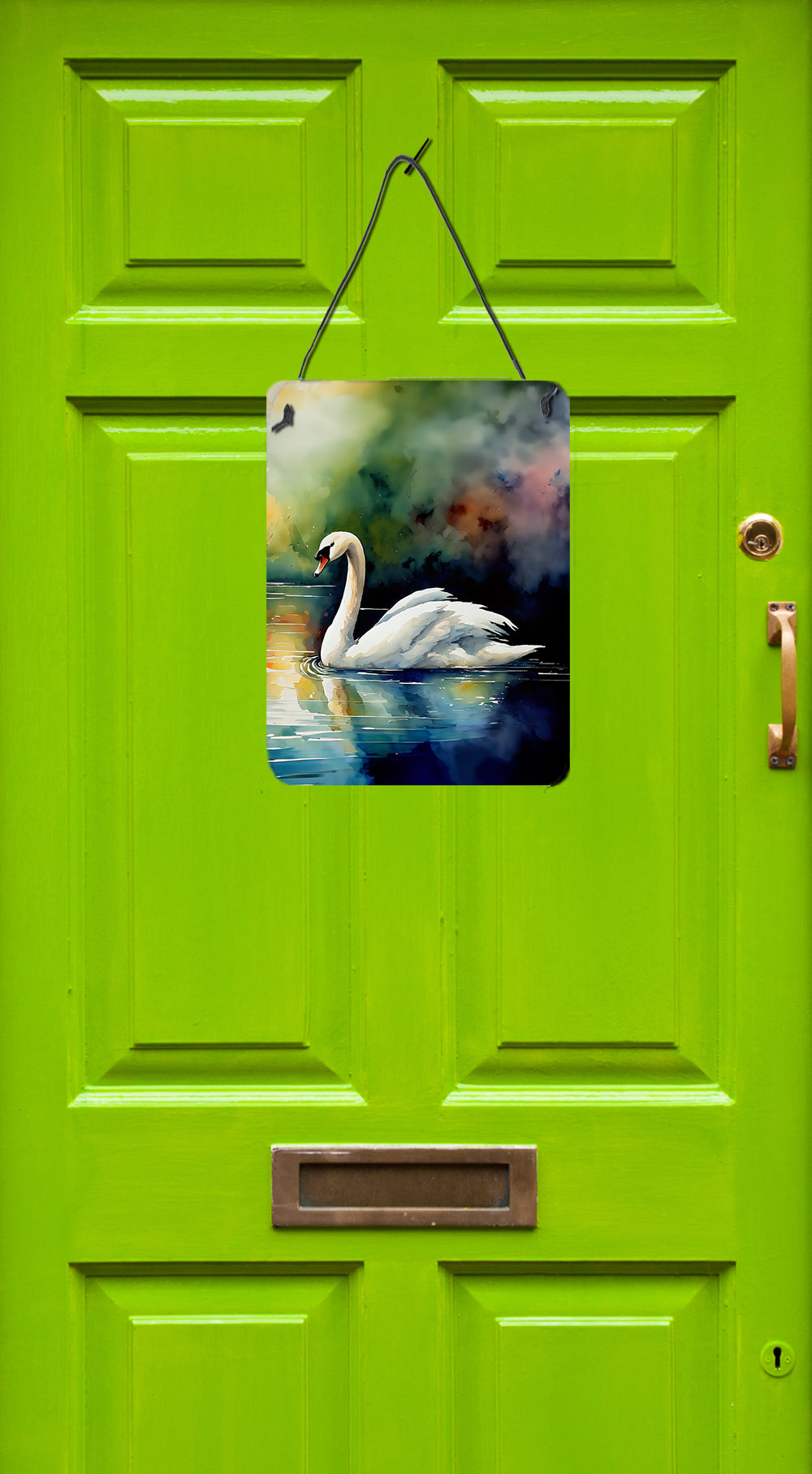 Swan Wall or Door Hanging Prints