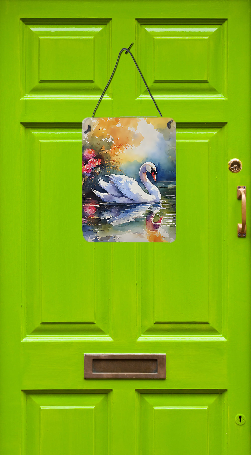 Swan Wall or Door Hanging Prints