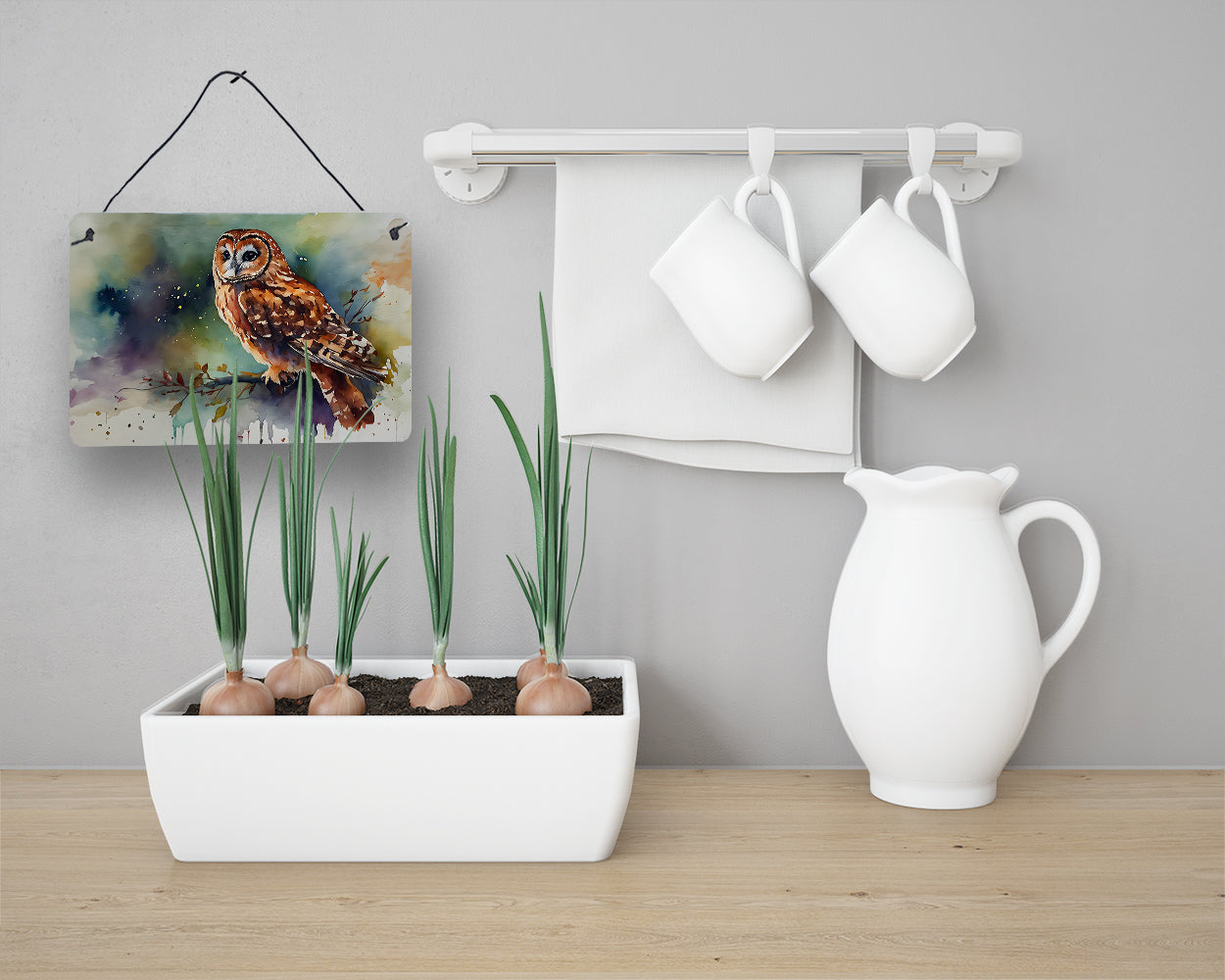 Tawny Owl Wall or Door Hanging Prints