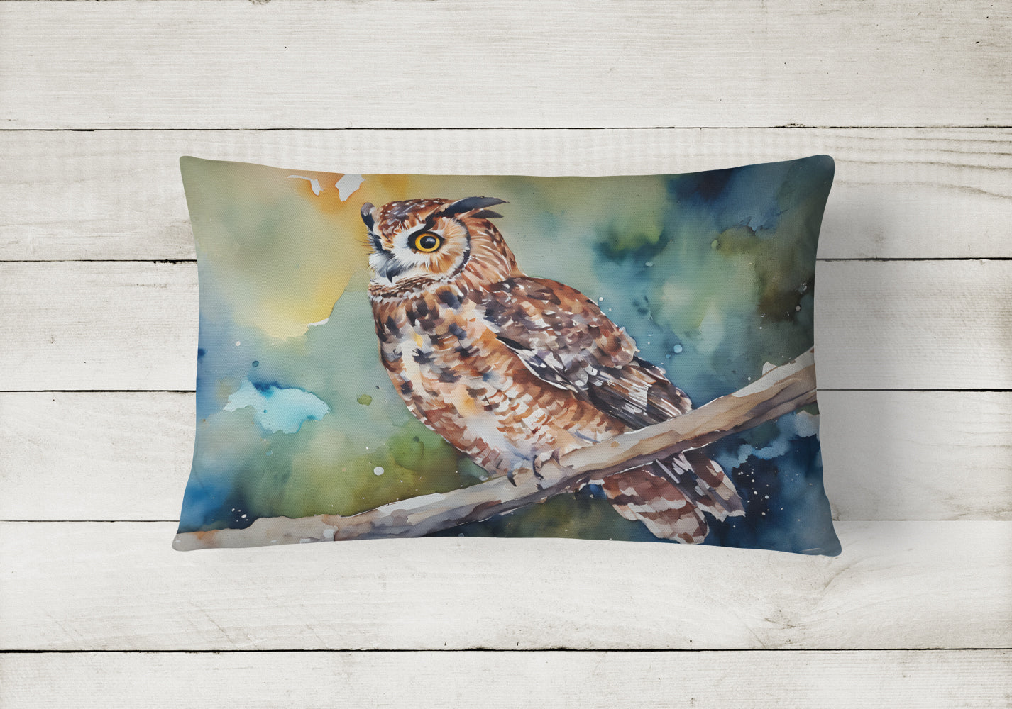 Tawny Owl Throw Pillow