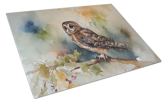 Buy this Tawny Owl Glass Cutting Board