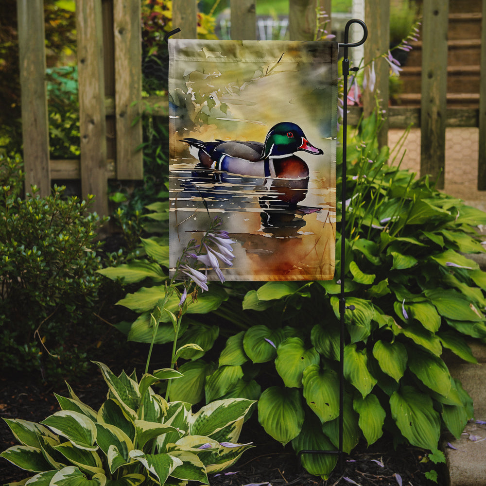 Wood Duck Garden Flag