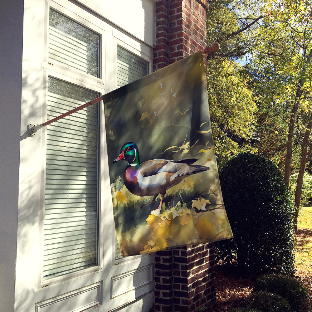 Wood Duck House Flag