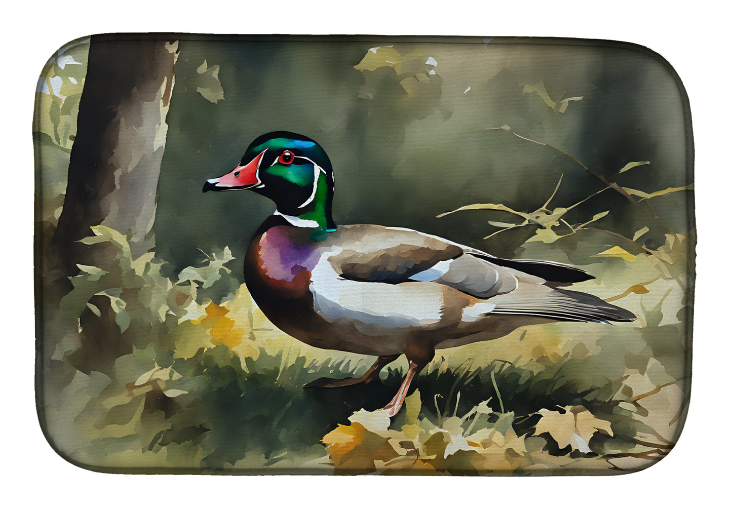 Buy this Wood Duck Dish Drying Mat