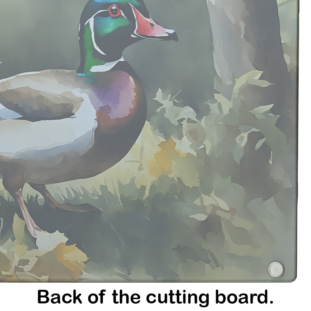 Wood Duck Glass Cutting Board