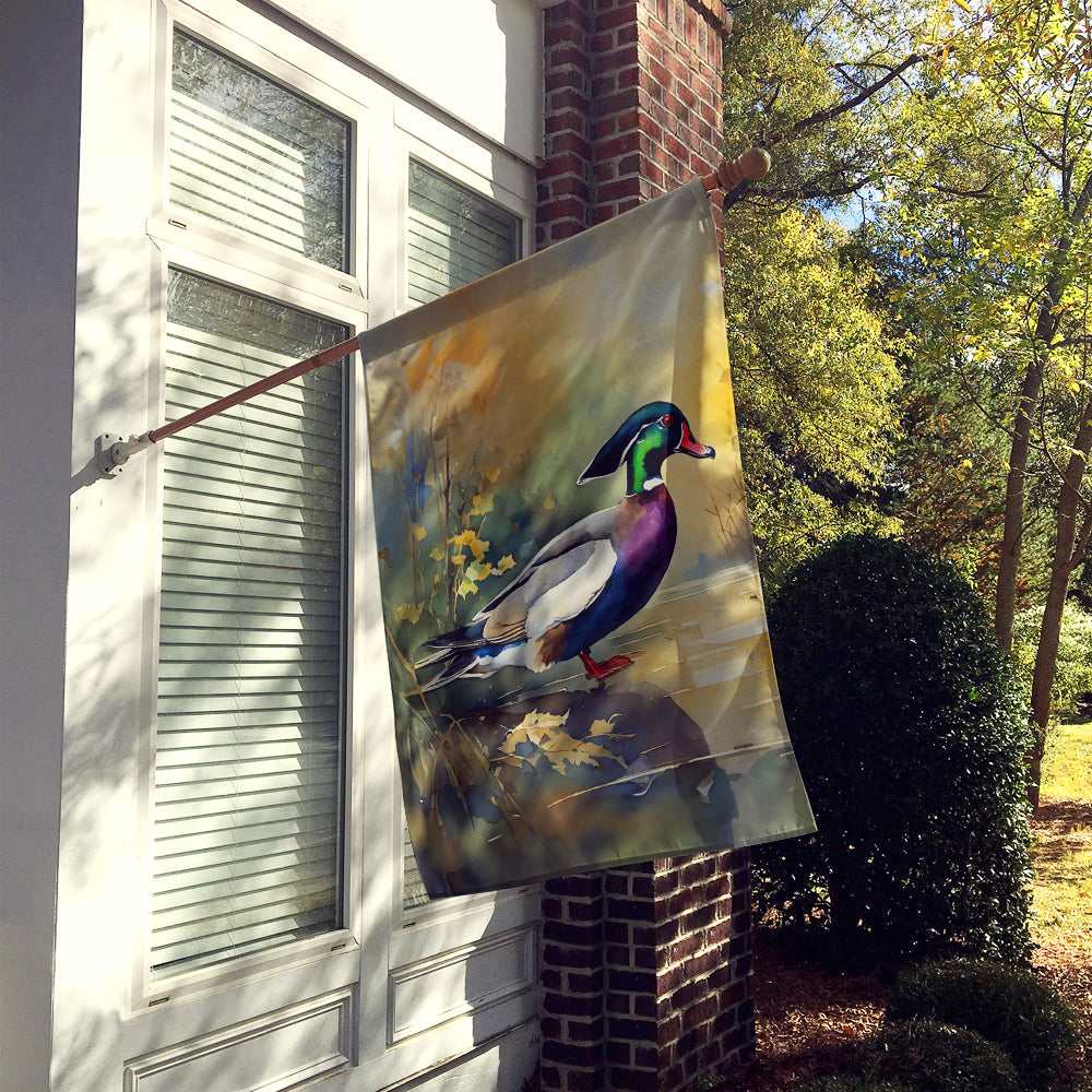 Wood Duck House Flag