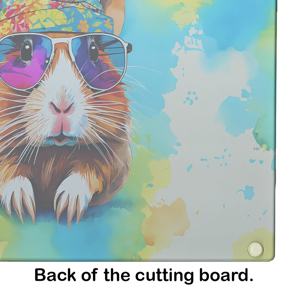 Hippie Animal Guinea Pig Glass Cutting Board