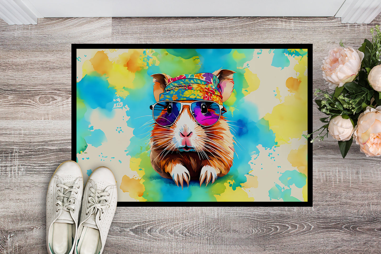 Hippie Animal Guinea Pig Doormat