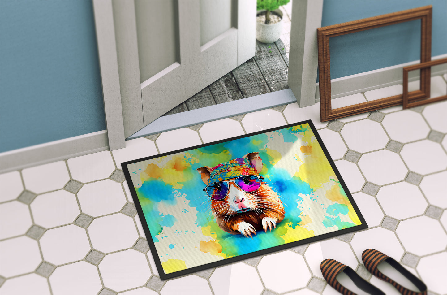 Hippie Animal Guinea Pig Doormat