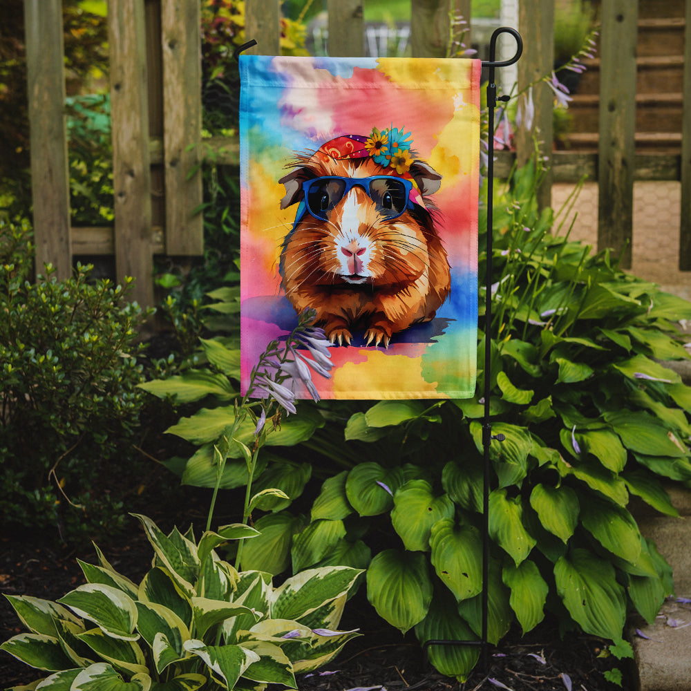 Hippie Animal Guinea Pig Garden Flag