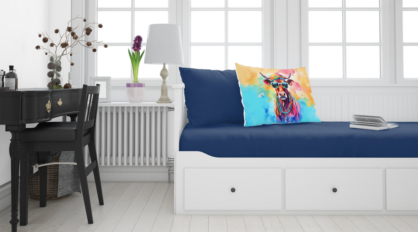 Hippie Animal Cow Standard Pillowcase