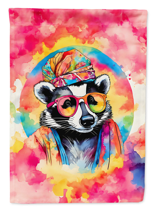 Buy this Hippie Animal Badger Garden Flag