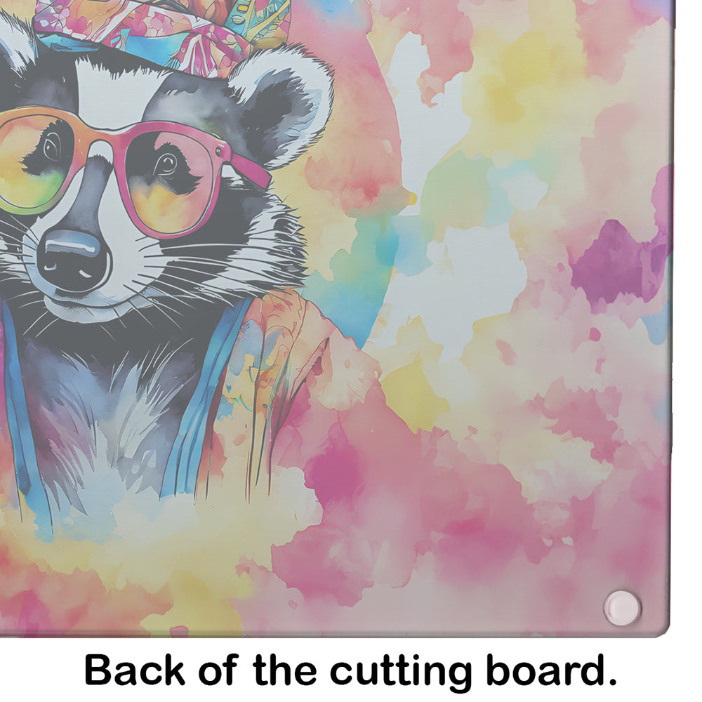 Hippie Animal Badger Glass Cutting Board