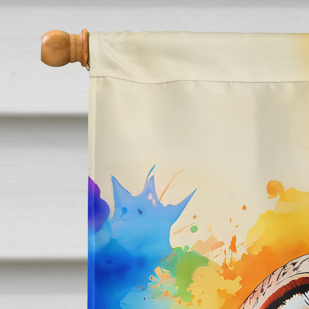 Hippie Animal Barn Owl House Flag