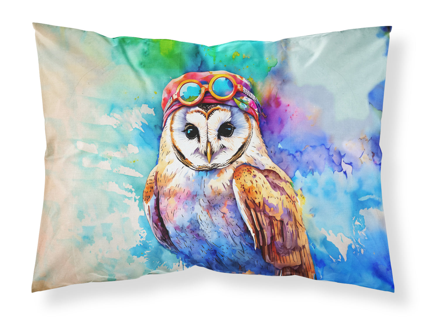 Buy this Hippie Animal Barn Owl Standard Pillowcase