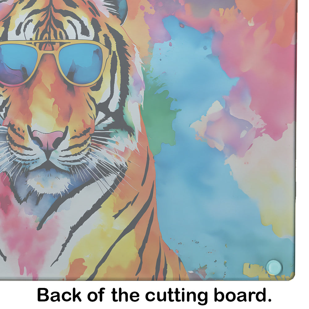 Hippie Animal Bengal Tiger Glass Cutting Board