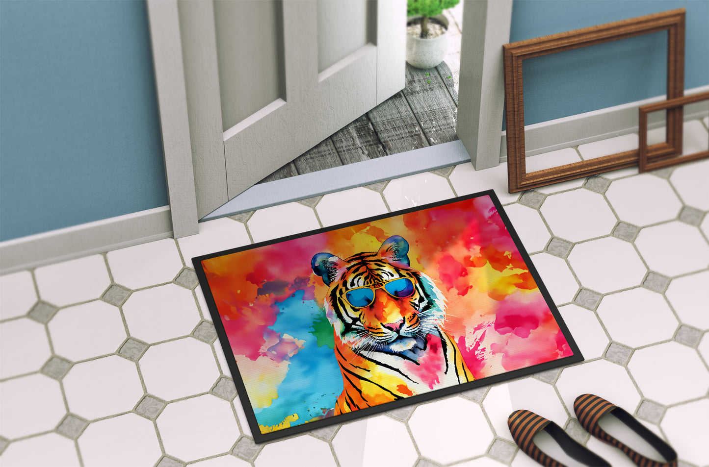 Hippie Animal Bengal Tiger Doormat