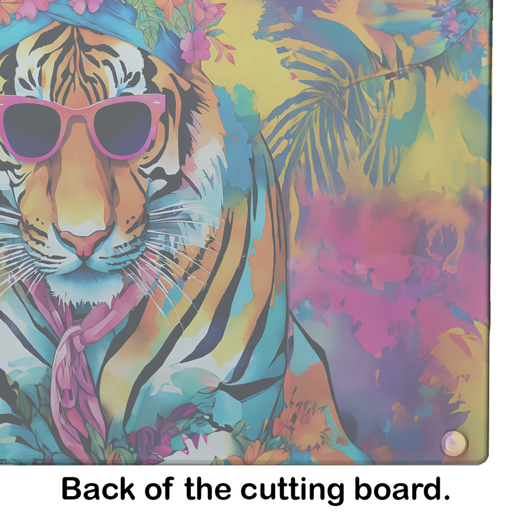 Hippie Animal Bengal Tiger Glass Cutting Board