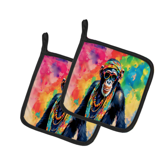 Buy this Hippie Animal Chimpanzee Pair of Pot Holders