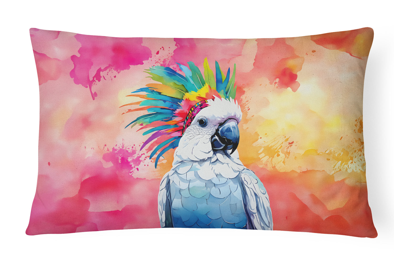 Buy this Hippie Animal Cockatoo Throw Pillow