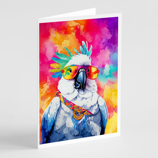 Buy this Hippie Animal Cockatoo Greeting Cards Pack of 8