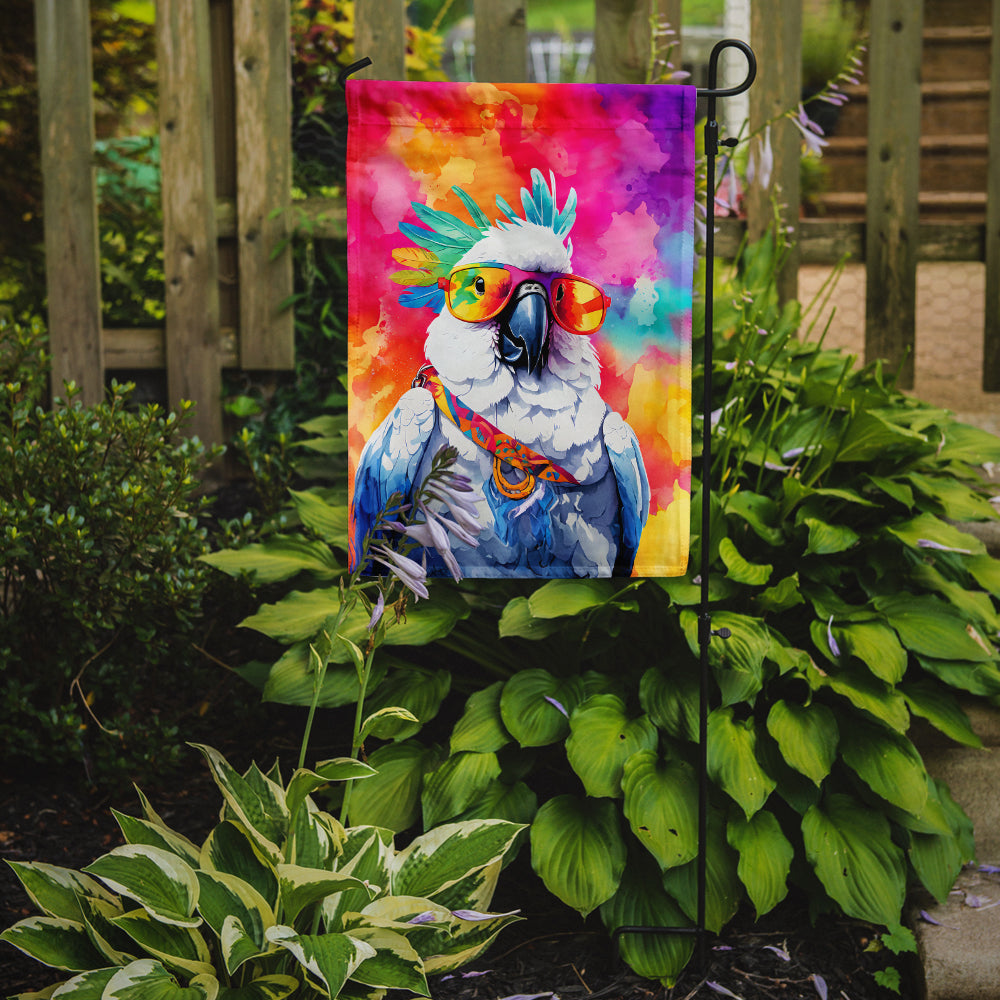 Hippie Animal Cockatoo Garden Flag