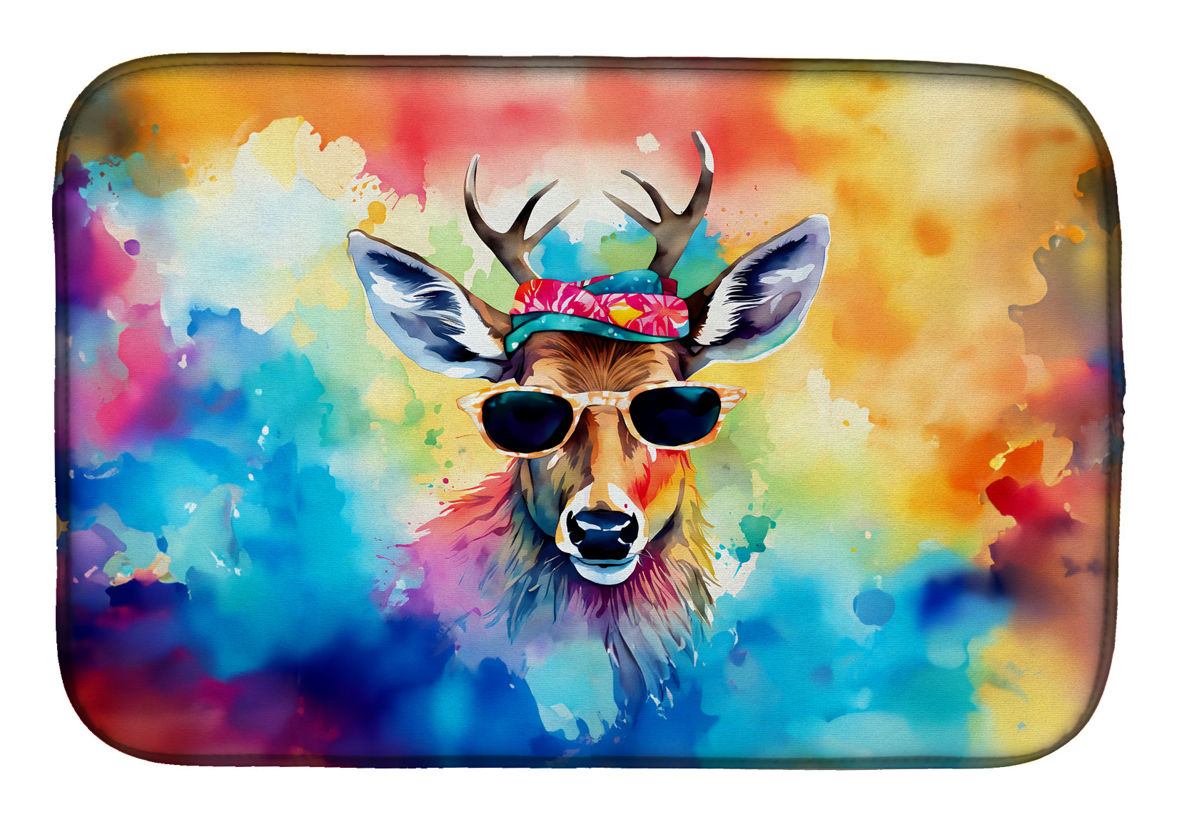 Buy this Hippie Animal Deer Dish Drying Mat