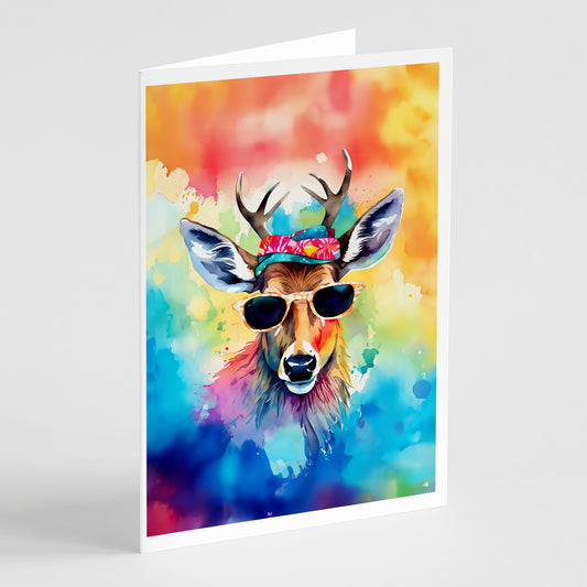 Buy this Hippie Animal Deer Greeting Cards Pack of 8