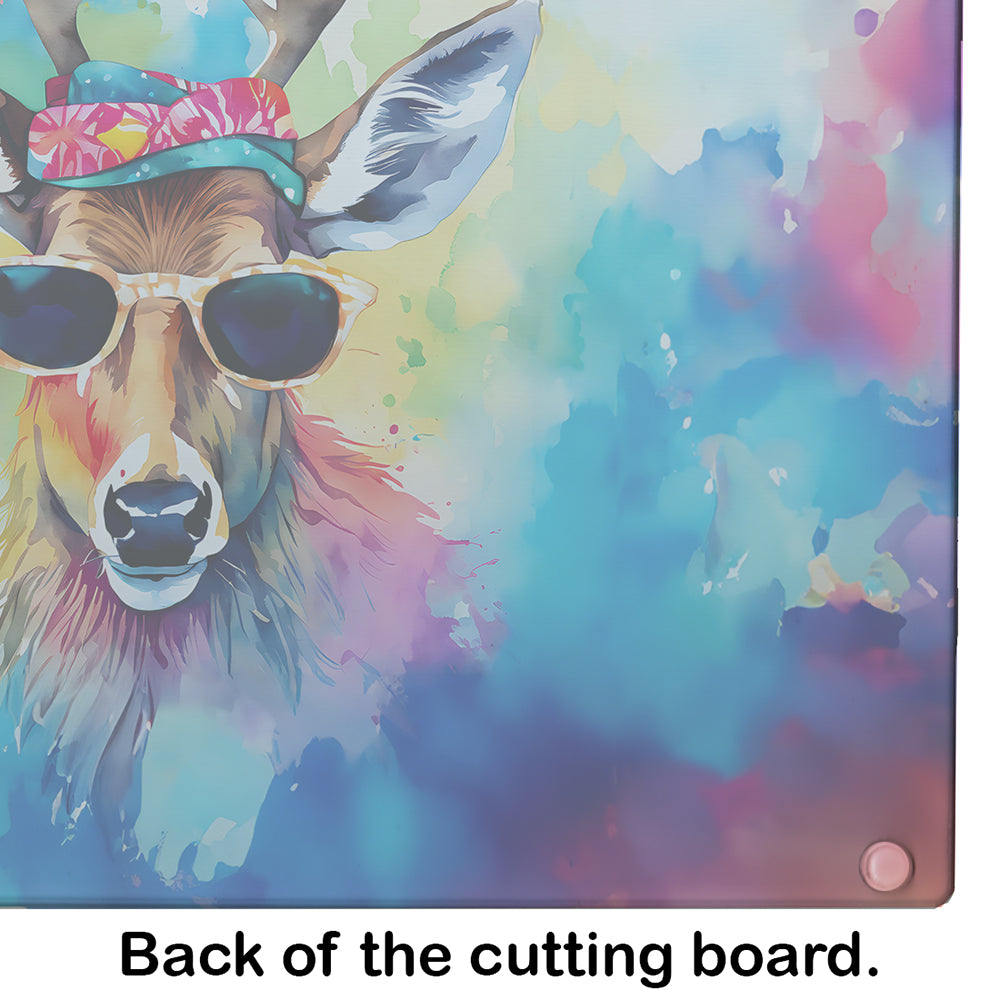 Hippie Animal Deer Glass Cutting Board