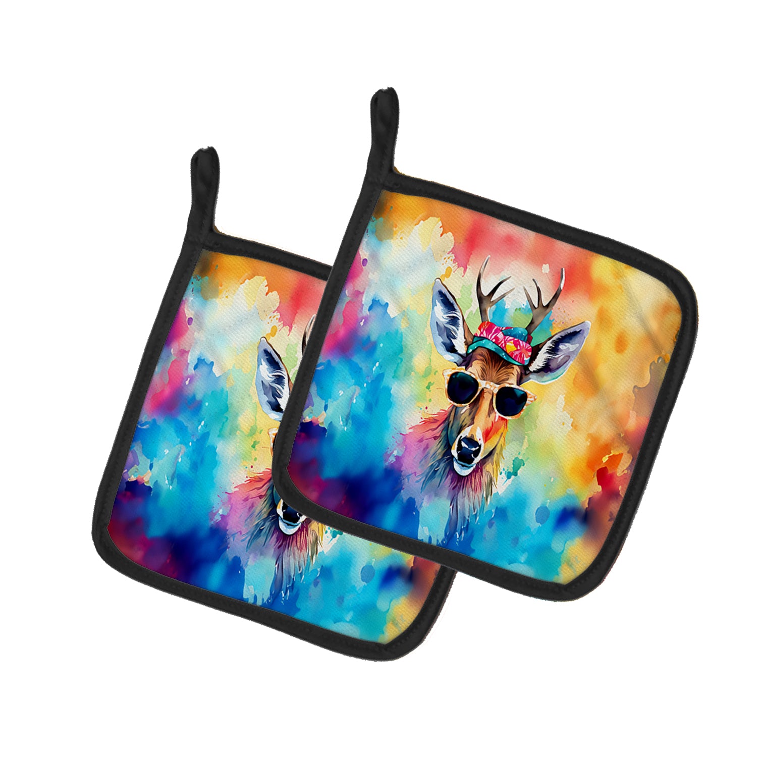 Buy this Hippie Animal Deer Pair of Pot Holders