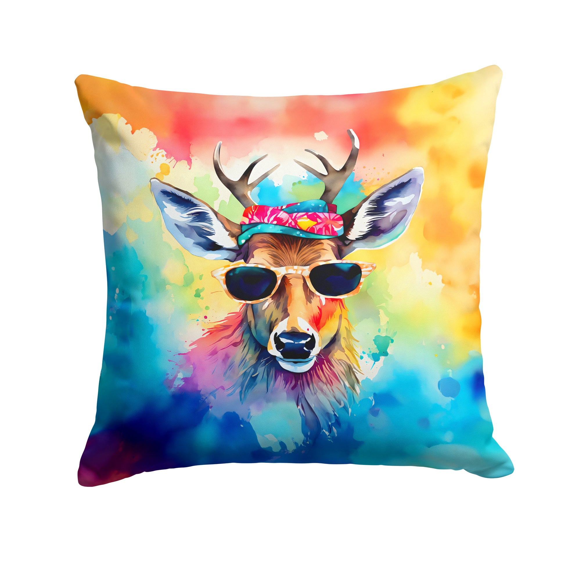 Buy this Hippie Animal Deer Throw Pillow