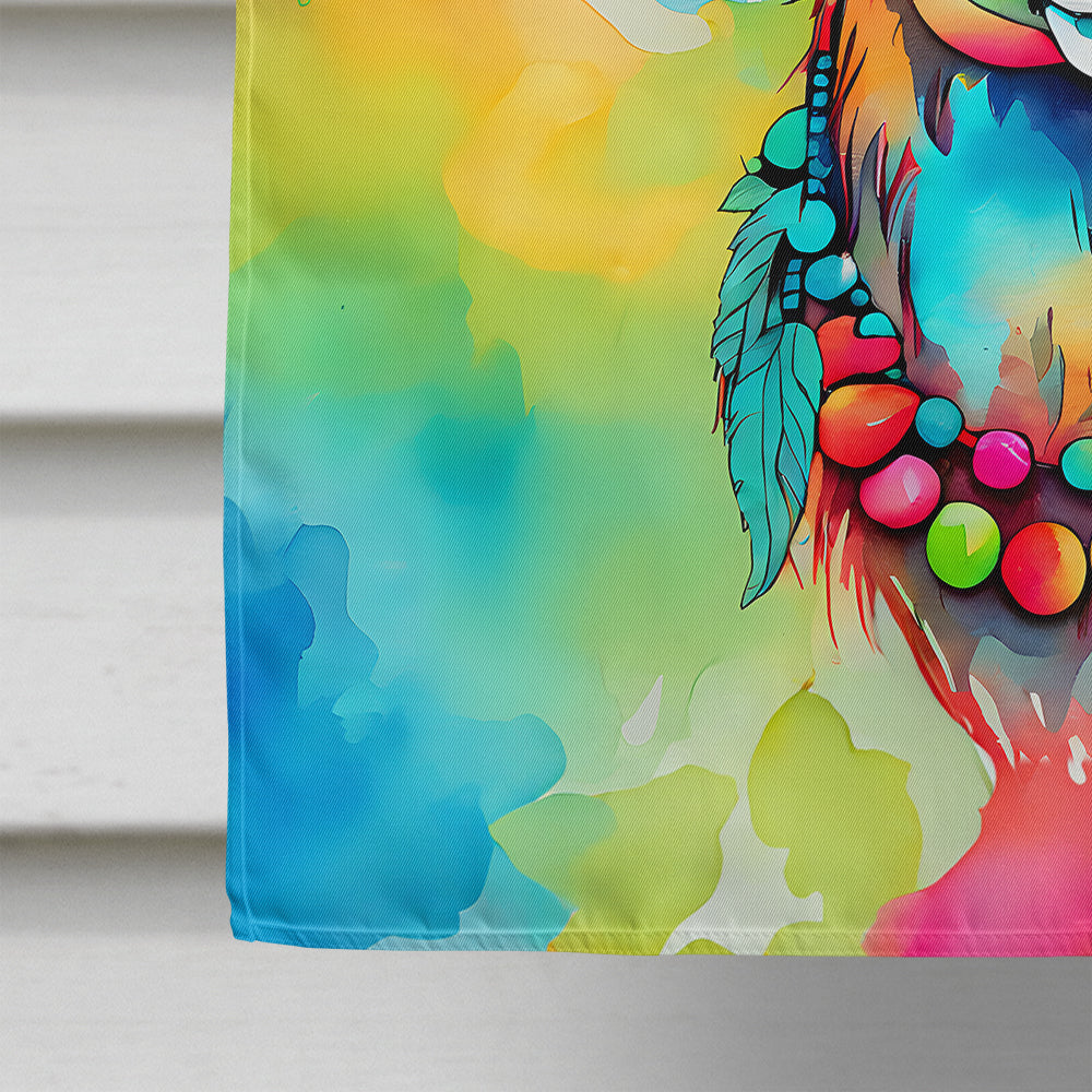 Hippie Animal Deer House Flag