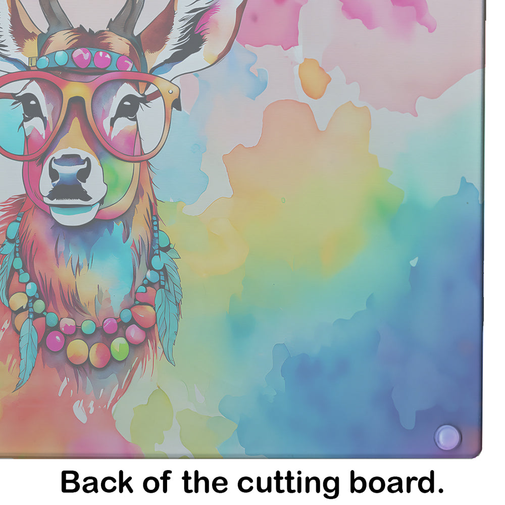 Hippie Animal Deer Glass Cutting Board