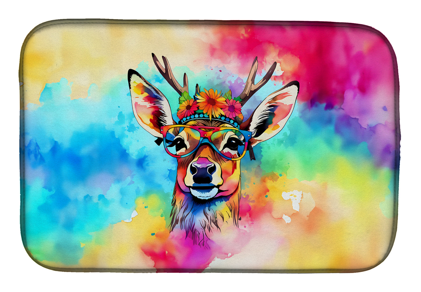 Buy this Hippie Animal Deer Dish Drying Mat