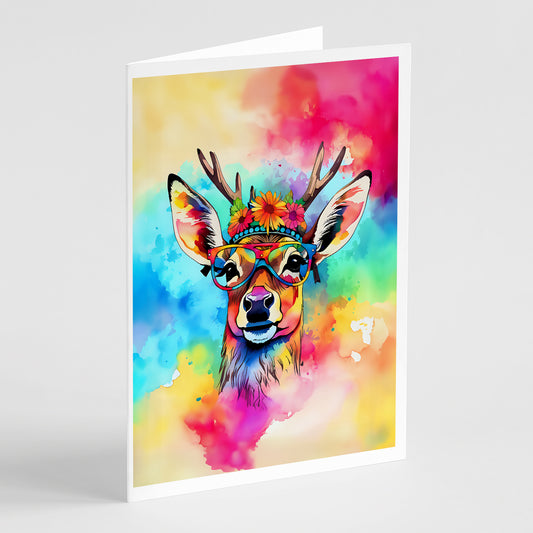 Buy this Hippie Animal Deer Greeting Cards Pack of 8